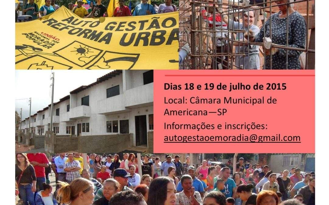 Capacitação de Lideranças para Autogestão em Habitação na RM Campinas