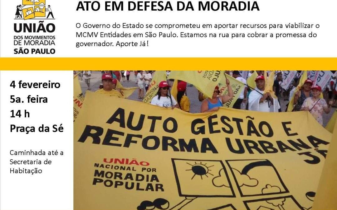 Ato em Defesa da Moradia