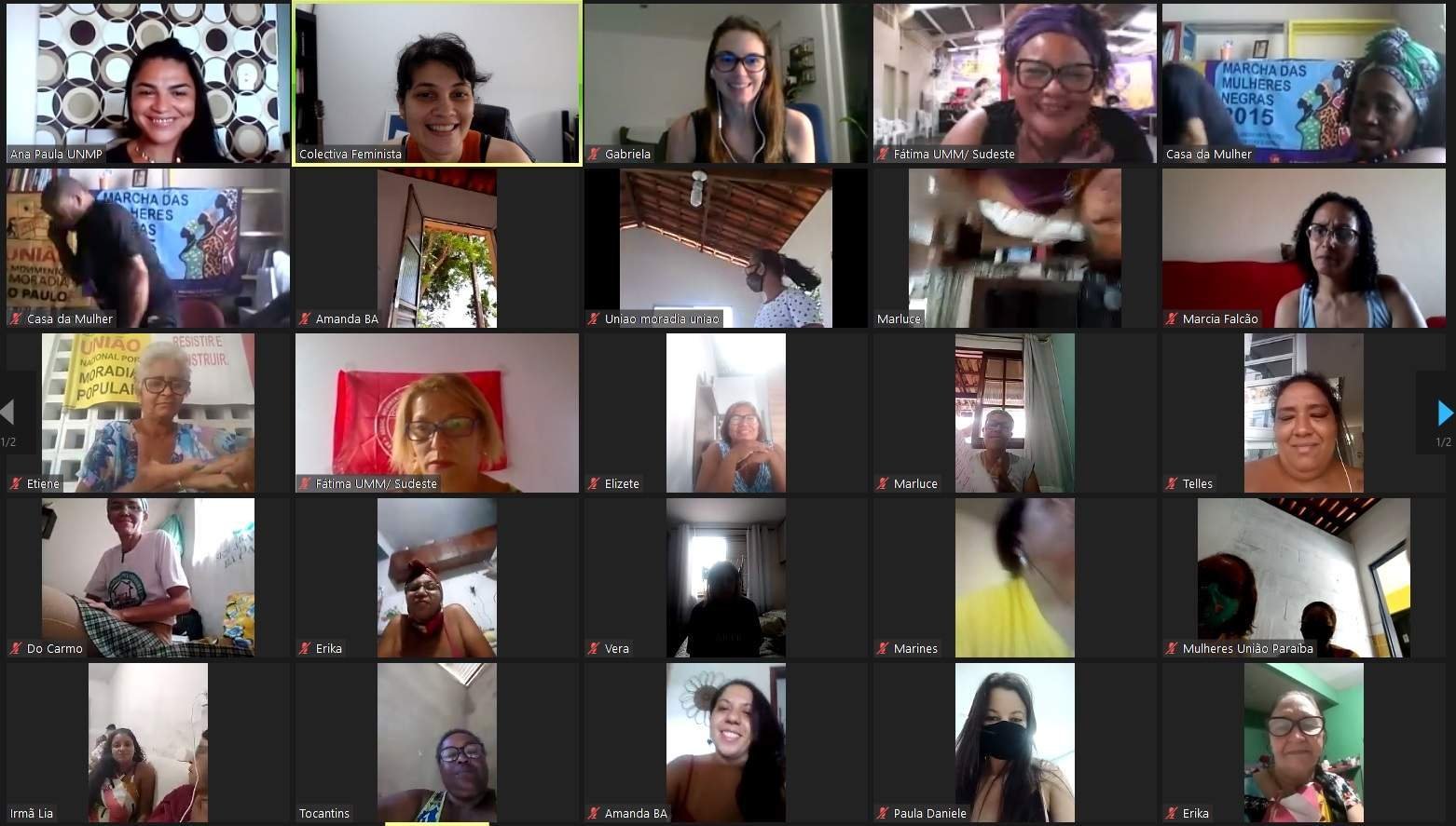 Fórum virtual reúne mulheres de oito países para compartilhar experiências de luta pelo direito à cidade